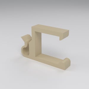 Clips para luces de guirnalda para toldo / Se adaptan a barras de toldo de 2,5 cm / Sujetan las luces en el interior, ocultan los cables / No requiere taladro / Negro, blanco, gris, beige / Paquete de 10, 25 o 50 unidades