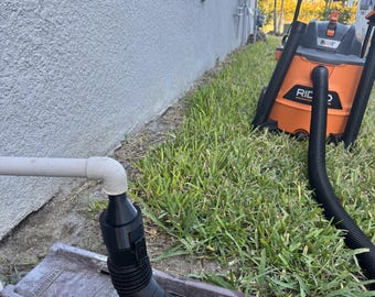 AC Drain Adapter Compatible with Ridgid Shop Vac | Clears Clogged Condensate Line | Straight 45 90 Degree