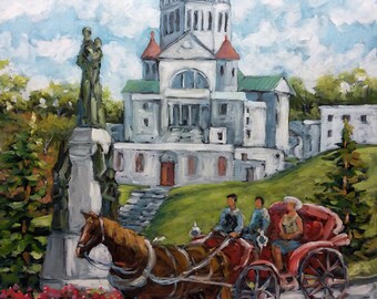 Saint Joseph's Oratory, Montreal, Quebec, Canada - Oil Painting by Richard Pranke