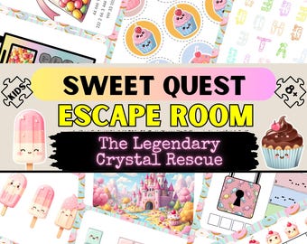 Sugarland Escape Room for Kids | Sweet Candy, Chocolate and Ice Cream Adventure | Kids Birthday Escape Room | Family Puzzle Game