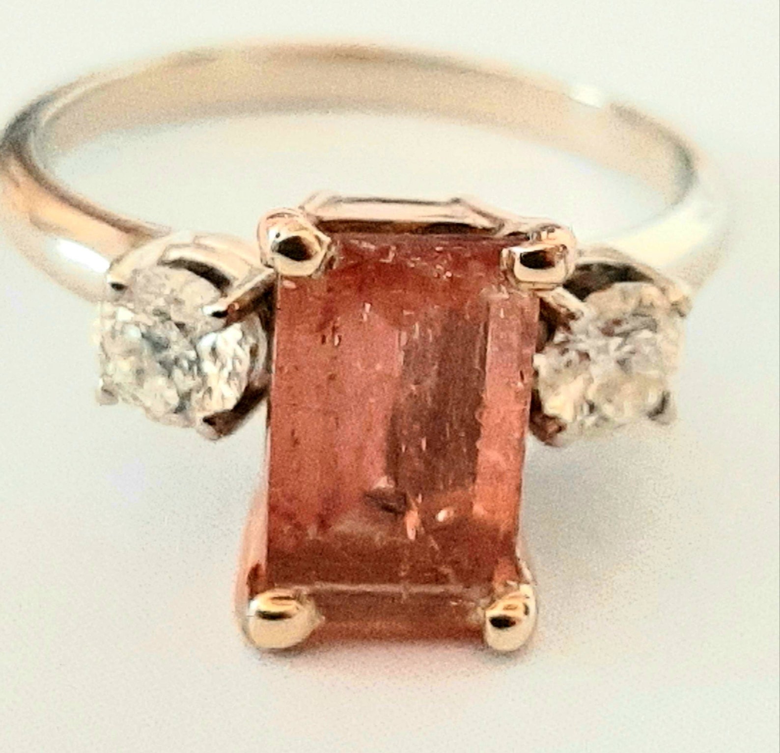 Imperial Topaz Rare Imperial Topaz 14K Ring Topaz Imperial - Etsy