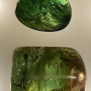 20 Cts Mixed Pink Green Colors Natural Green Tourmaline Crystal Facet Rough
