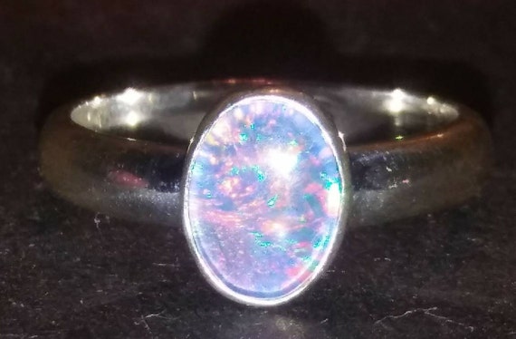 Opal triplet ring discount