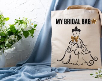 My Bridal Bag – Elegant Wedding Tote for Brides, Bridal Showers & Wedding Day Essentials