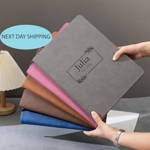 Portafolio de cuero personalizado con cremallera, portafolio recargable, portafolio personalizado, portafolio con cremallera y opción de personalización, portafolio