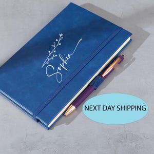 Personalisiertes Leder Journal, maßgeschneidertes Leder Journal, Journal mit Namen, personalisiertes Notizbuch, personalisiertes Tagebuch, Reisegröße, Papa Geschenk