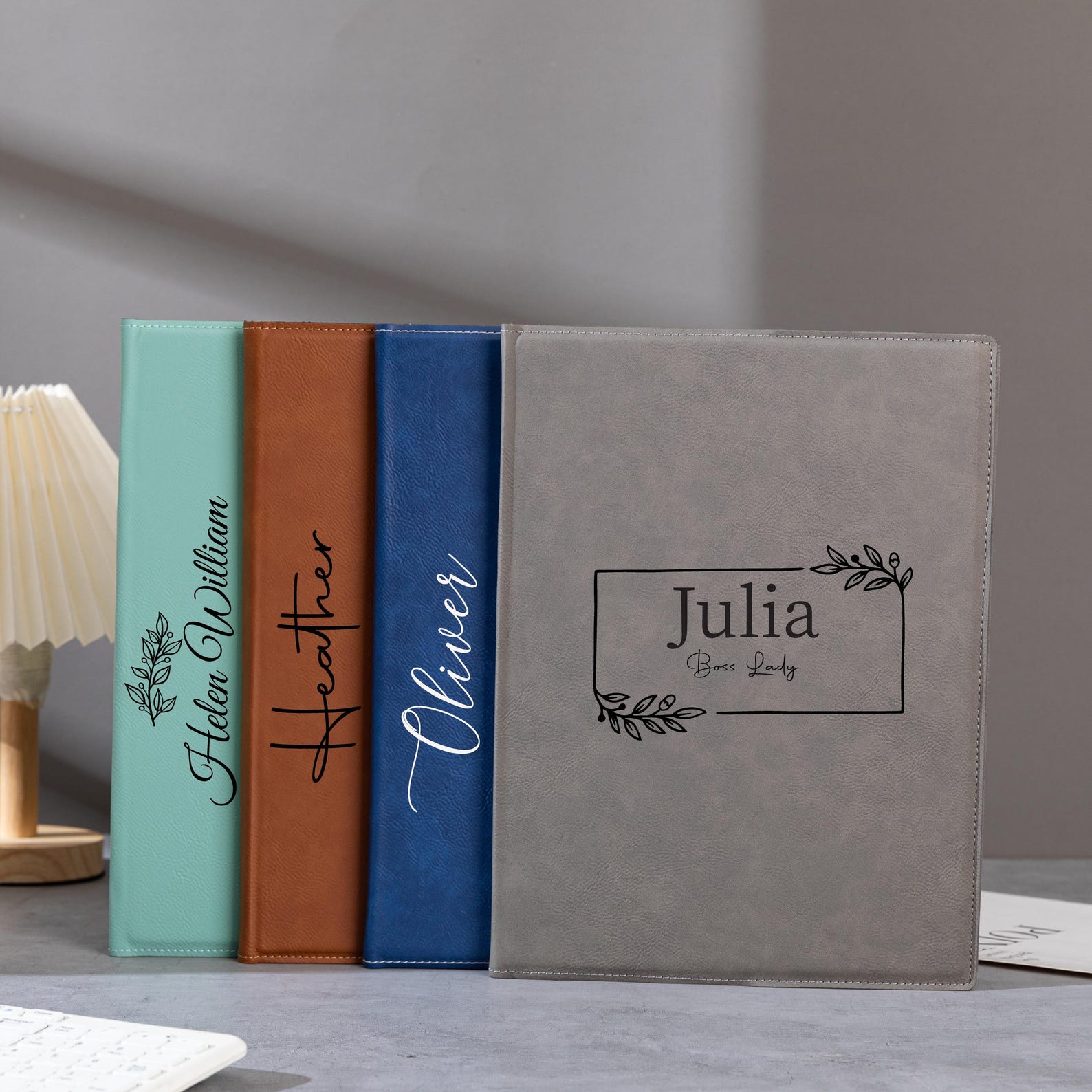 Leather Portfolio Personalized Notepad Corporate Gifts Leather Padfolio ...
