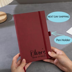 Personalisiertes Leder Journal, Leder Journal, Journal mit Namen, personalisiertes Notizbuch, personalisiertes Tagebuch, Reise Größe,Papa Geschenk