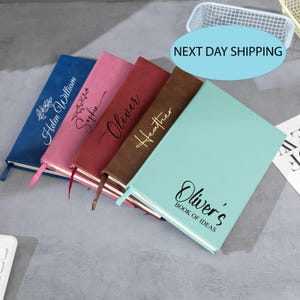Journal en cuir personnalisé, journal en cuir personnalisé, journal avec nom, carnet personnalisé, journal intime personnalisé, format voyage, cadeau papa