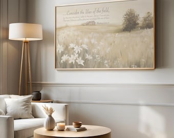 Spring Meadow Frame TV Art Spring Frame TV Art Wildflower TV Art for Samsung Frame Tv Art Vintage Frame Tv Art Farmhouse Landscape Frame Tv