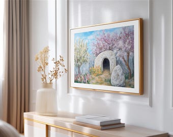 Easter Empty Tomb Art: Christian Samsung Frame TV Art (Digital Download)
