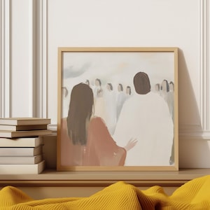 Woman Healed Art Print: Jesus&#39; Garment, Bible Verse (Digital Download)