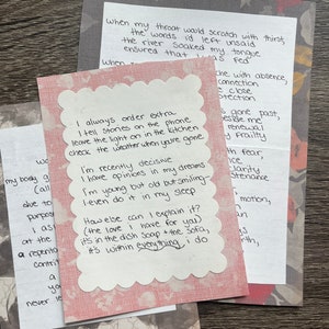Poëzieafdrukken (muurdecoratie, kunst, schrift)