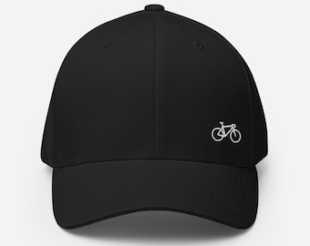 Structured Cord Cap for Road Cyclists – Sustainable and Stylish with Black Logo Embroidery. Ideal for Everyday Wear!