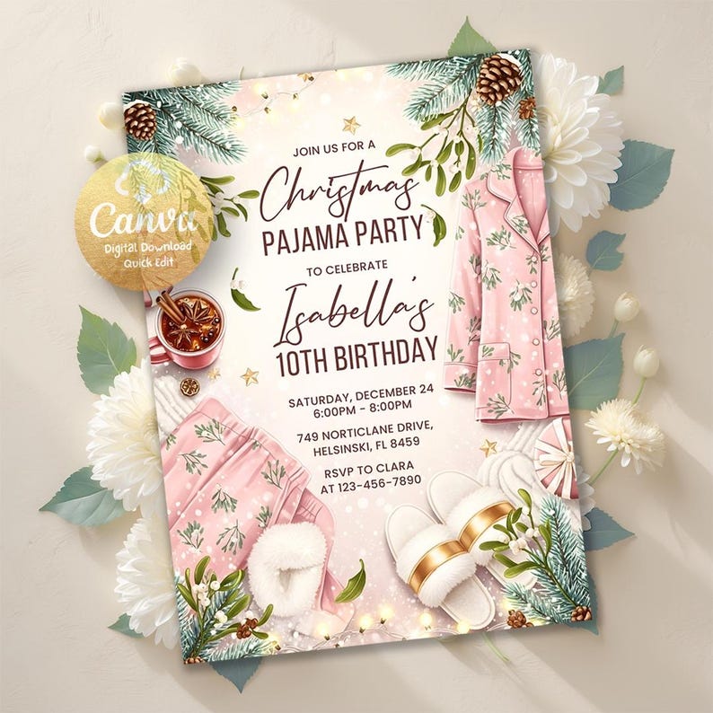 Christmas Pajama Party Invitation, Pajamas Invitation, Christmas Party Invitation, Holiday Party, Digital Download, Editable Canva Template
Christmas Pajama Party Invitation, Christmas Party Invitation, Pajamas Invitation, Holiday Party Invite, Xmas Party, Editable Canva Template
Christmas invitation,Christmas Dinner,Ugly Sweater Party,Xmas Invitation,Pajama Birthday,Christmas Party,Holiday Pajamas,Christmas Pajamas,Slumber Party,Pajama Party Invite,Holiday Party Invite,Pajama Party,Invitation