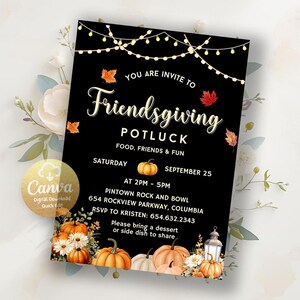 Friendsgiving Invitation, Flannel and Friends Invite, Fall Bonfire Invitation, Casual Thanksgiving, Fireside Fun
Editable Friendsgiving Dinner Invitation, Thanksgiving Party Invite, Friendsgiving Potluck Invite, Friendsgiving Invitation Instant Download
Thanksgiving Invite,Friendsgiving Invite,Potluck Invite,Editable Invitation,Canva Template,Birthday Invitation,Party Invitation,Fall Thanksgiving,Fall Friendsgiving,Fall Invitation,Fall Potluck Invite,Friendsgiving party,Thanksgiving dinner