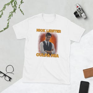 Nick Leister T-Shirt,  Culpa Mia Merch, Nick leister shirt, My fault fan merch, Culpa Mia tee, Unisex Fan Tee-Sleeve Unisex T-Shirt