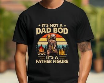 Dad Jokes T-shirt, It's Not A Dad Bod It's A Father Figure T shirt, Funny Dad Shirt, Dad Drinking Tee, Gift For Husband, Father's Day Gifts