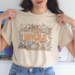 Chemise unisexe pour voyage en famille Universal Studios, chemise voyage en groupe Universal Studios, cadeau tenue de vacances Disney, t-shirt pour fans de parcs à thème
