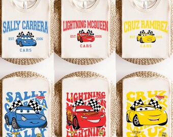 Cars Shirt,Lightning McQueen & Friends, Family Trip Tee, Magic Vacation, Park Adventure Shirt, California Vacation T-Shirt, Park Lover Tee