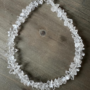 Herkimer Diamond Quartz, Diamond Quartz, Mineral, Crystal, Beads, Strand, Jewelry Making, Jewelry