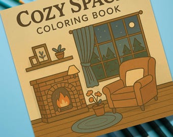 Cozy Corner Coloring Book: 60 Printable Pages (PDF Download)
