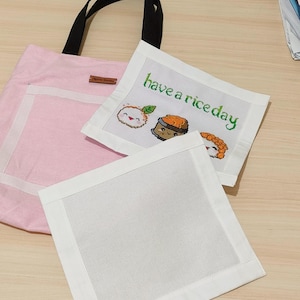 Sac fourre-tout DIY au point de croix