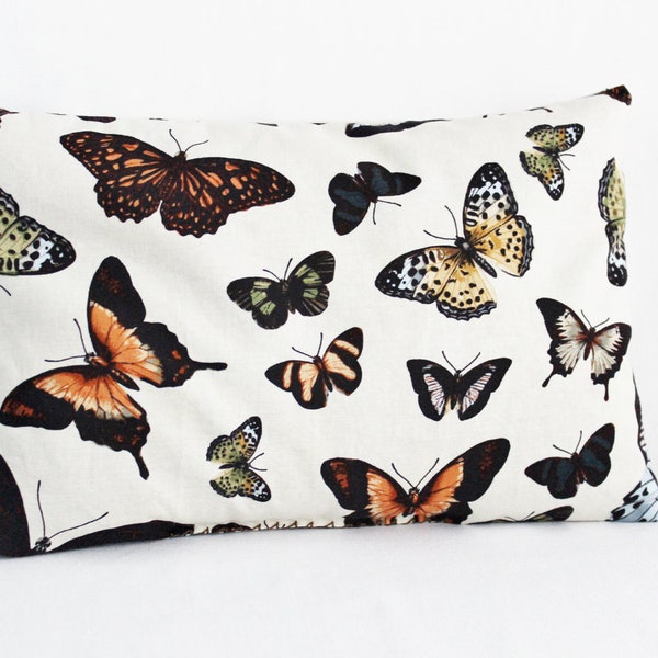 Dream Pillow, Organic Lavender Gift, Wedding Anniversary, Natural Sleep Aid, Butterflies in Flight