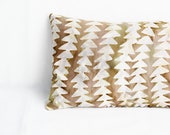 Lavender Aromatherapy Sleep Pillow, Eco Luxury Gift, Modern Geometric Decor