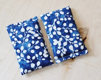 Blue Batik Lavender Sachets for her Boho Bedroom Decor