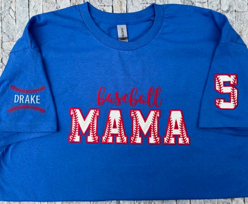 Baseball MAMA Shirt image 1