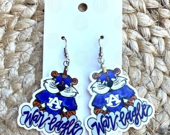 Auburn and Alabama Earrings