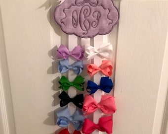 Bow Holder - Personalized Bow Holder - Monogrammed Bow Holder - Hair Bow Accessory - Personalized Gift - Monogrammed Gift - Hair Bow Holder