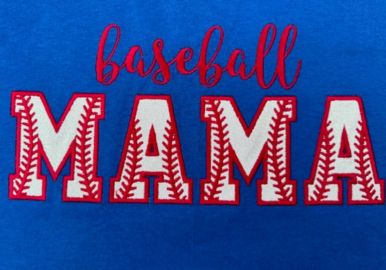 Baseball MAMA Shirt image 4