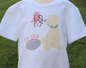 Game Day Shirt - Puppy Football - Toddler Team Shirt - College Football Shirt - Labor Day Sale - Florida Shirt - Personalized