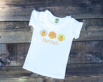 Personalized Thanksgiving Shirt - Toddler Shirt - Personalized Turkey Shirt - Thanksgiving - Turkey - Personalized - Custom - Thanksgiving