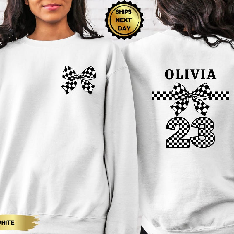 Motocross Pattern Print Women's Sweatshirt