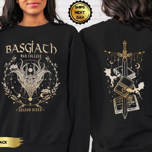 Basgiath War College Sweatshirt: Dragon Rider Booktok Fandom