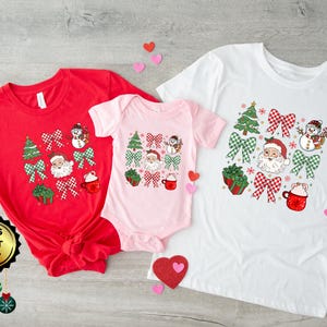 Red Coquette Christmas Shirt: Women&#39;s Retro Holiday Tee