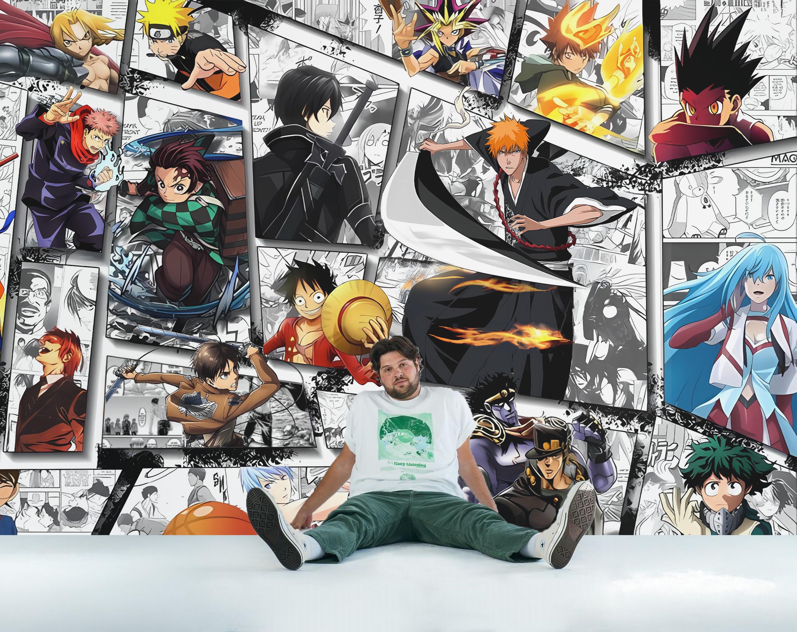 日本のアニメ壁紙 マンガ 壁用デカール 日本のアニメ映画ポスター 壁