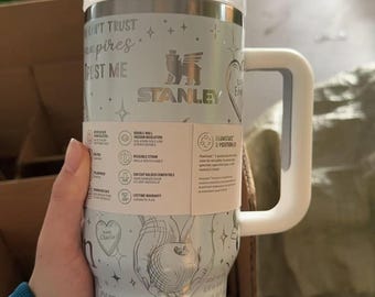 Twilight 40oz Tumbler, Vampire Wolf Romance Stainless Tumbler, Twilight Saga Fan Apparel, Edward Bella Drinkware Tumbler, Romance Book