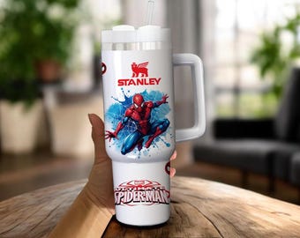Spider-Man Tumbler, Super man 40oz Cup, Superhero Tumbler Cup, Movie Coffee Tumbler, Eddie Brock Tumbler, Symbiote Spider Insulated Tumbler