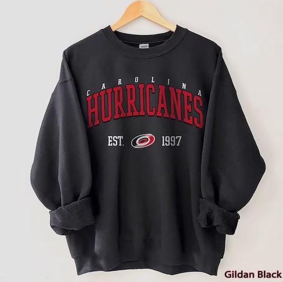 Vintage 90s Carolina Hurricanes Hockey Sweatshirt, Hurricanes Ice Hockey Team Crewneck, Carolina Hurricanes Shirt, Carolina Hockey Fan Tee