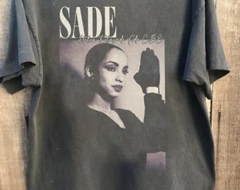 Sade Vintage 90s T-Shirt, Sade Concert Shirt, Sade Pop Music Fan shirt, Sade Gifts for Men Women Unisex Tee, Sade Adu Gift Merch