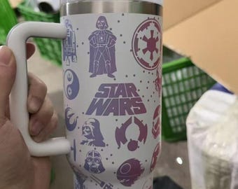 Star Wars Tumbler 40oz , Darth Vader Stainless Tumbler, Skywalker Tumbler Cup, Star Wars 40oz Tumbler, May The Fourth With You Cup