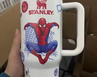 Spider-Man Tumbler, Super man 40oz Cup, Superhero Tumbler Cup, Movie Coffee Tumbler, Eddie Brock Tumbler, Symbiote Spider Insulated Tumbler