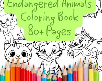 Color the Endangered Animals