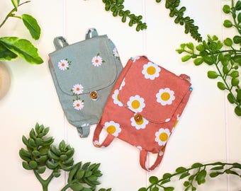 Perfect Doll Backpack, Backpack for 15" doll, Back to School, Coin Purse, Cute Doll Accessories, Handmade Doll Wardrobe
