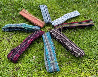Handcrafted Ecuadorian Cotton Blend Headband, Boho Twist Head Wrap