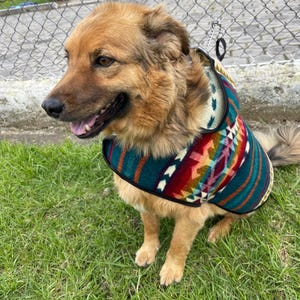 Dog Sweater, Handmade dog sweater, Boho dog sweater, Cute dog clothes, Pattern sweater for dog